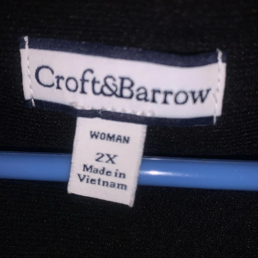 Croft and Barrow Woman 2x Avant Garde Print Nylon Polyester Tunic